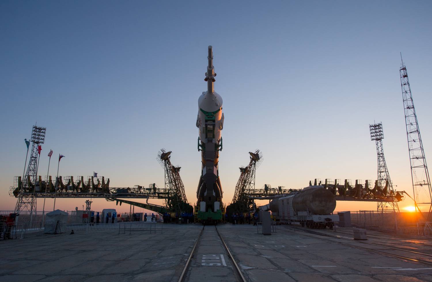 Космодрома Восточный передал сливной перрон технологического блока кислорода и азота - специалистам Роскосмоса